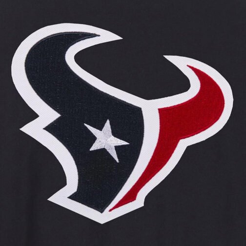 Houston Texans Charcoal and Navy Varsity Jacket - Image 3