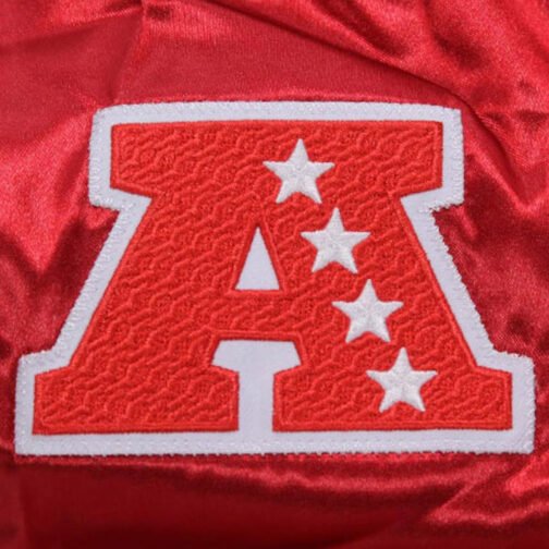 Houston Texans Start Again Red Satin Jacket - Image 4
