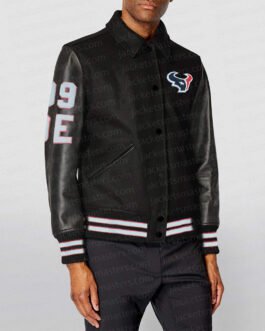 JJ Watt Houston Texas Varsity Black Jacket