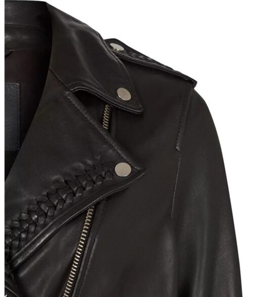 Hilary Duff How I Met Your Father Black Leather Jacket - Image 4