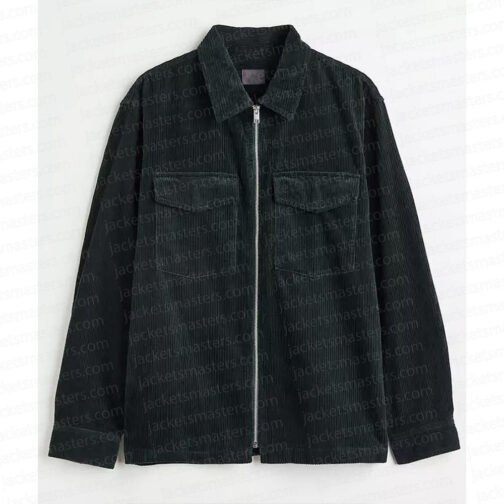 How I Met Your Father Suraj Sharma Black Corduroy Jacket