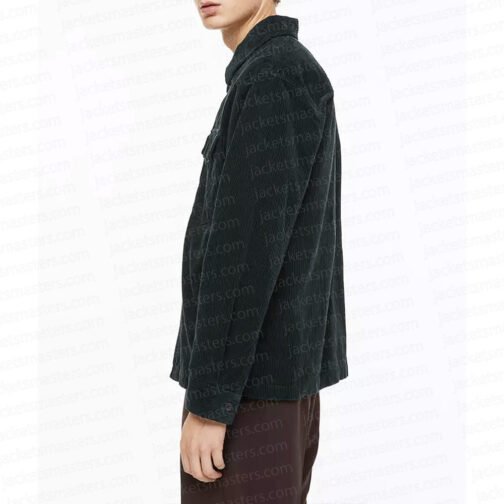 How I Met Your Father Suraj Sharma Black Corduroy Jacket - Image 5