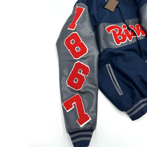 Howard Bison Ole Skool Letterman Jacket - Image 3