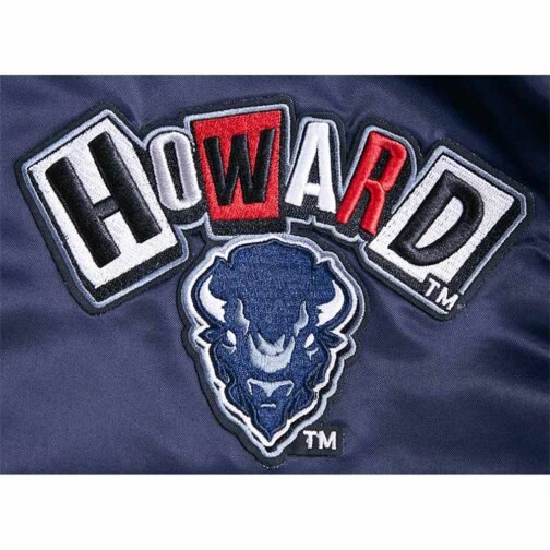 Howard University Homecoming Rib Satin Jacket - Image 10