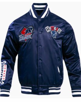 Howard University Homecoming Rib Satin Jacket