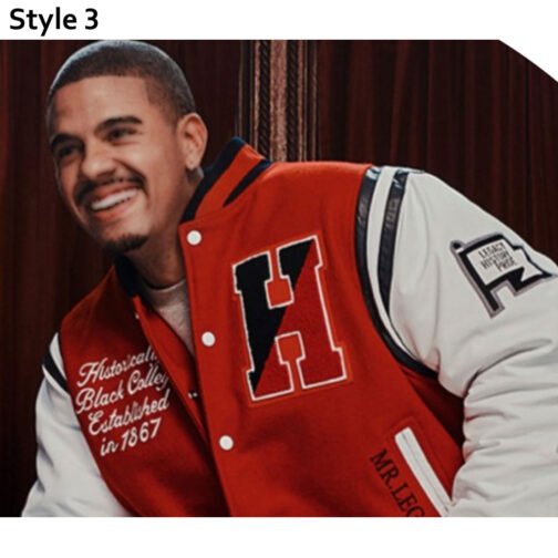 Howard University The Mecca Varsity Jacket - Image 7