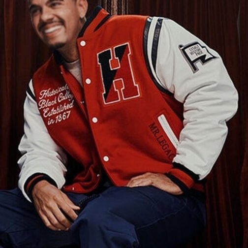 Howard University The Mecca Varsity Jacket - Image 3