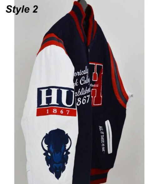 Howard University The Mecca Varsity Jacket - Image 10