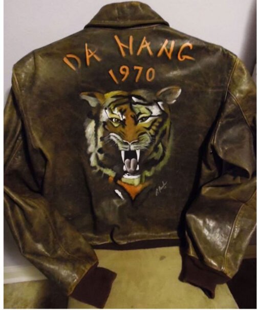 Dwight Schultz The A-Team Da Nang 1970 Leather Jacket - Image 4