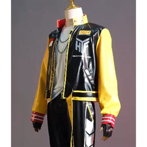 Hoyofair Diluc Racing Leather Jacket