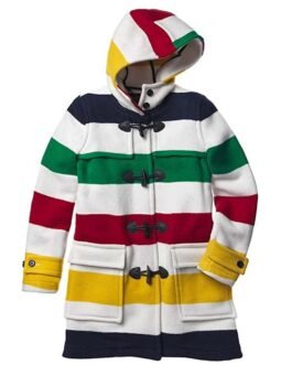 Hudson Bay Hooded Duffle Wool Coat