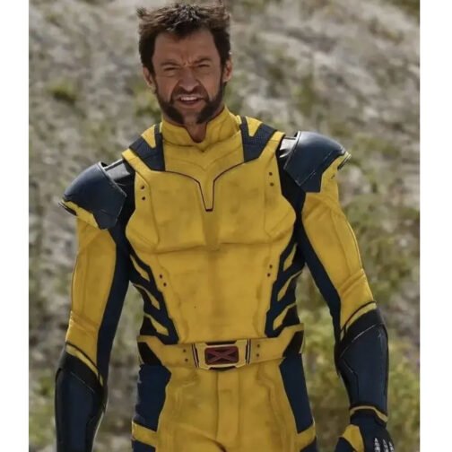 Hugh Jackman Deadpool 3 Wolverine Leather Jacket - Image 2