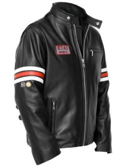 Hugh Laurie House Biker Leather Jacket