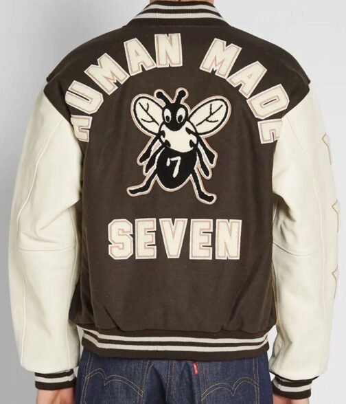 Human Made X Studio Seven Crazy Letterman Jacket - Image 2