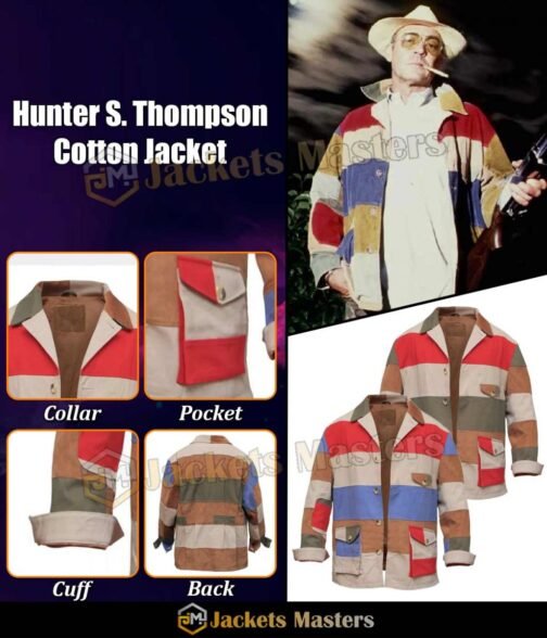 Hunter S. Thompson Loathing Field Cotton Jacket - Image 11