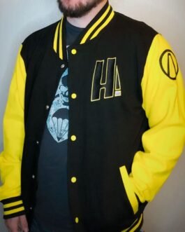 Letterman Borderlands Hyperion Black and Yellow Jacket