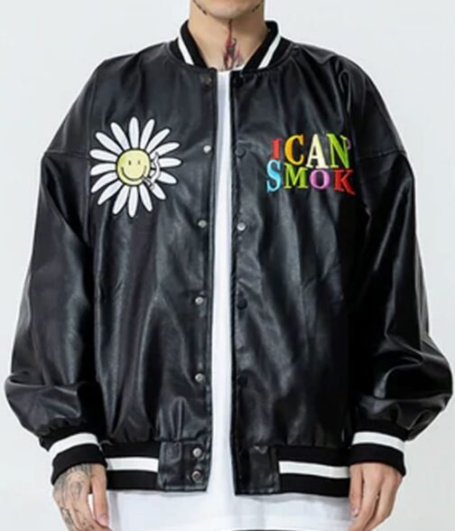 I Can’t Smoke Satin Bomber Jacket - Image 6
