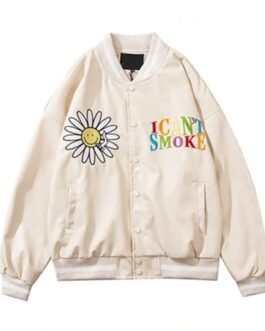 I Can’t Smoke Satin Bomber Jacket