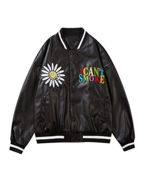 I Can’t Smoke Satin Bomber Jacket