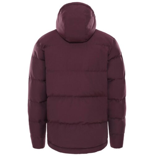I Used to Be Famous Byron Konizi Maroon Puffer Jacket - Image 3