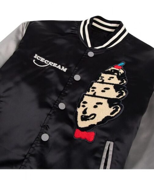 Ice Cream Hoodini Bomber Satin Jacket - Image 7