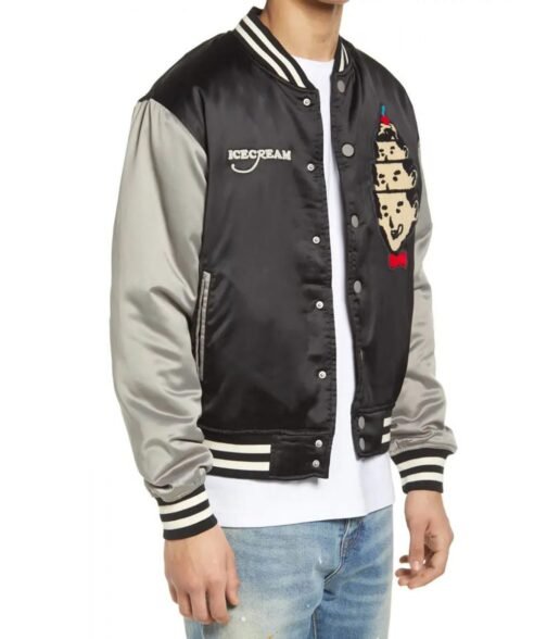 Ice Cream Hoodini Bomber Satin Jacket - Image 13