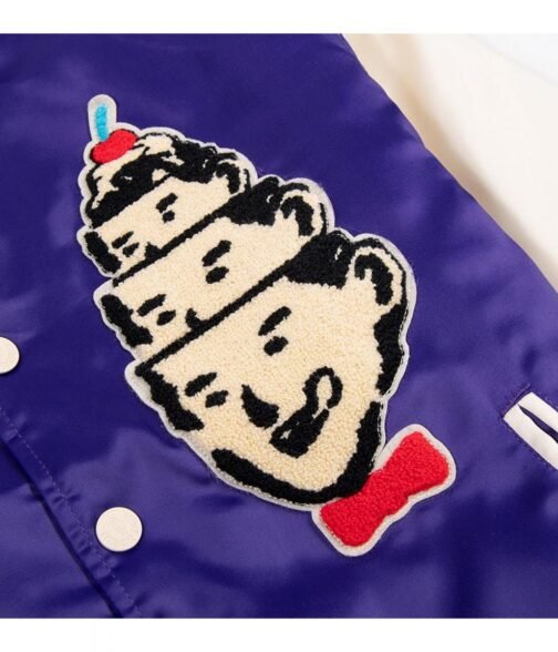 Ice Cream Hoodini Bomber Satin Jacket - Image 9