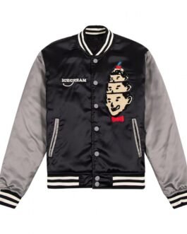 Ice Cream Hoodini Bomber Satin Jacket