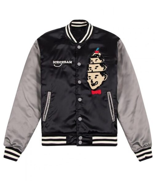 Ice Cream Hoodini Bomber Satin Jacket