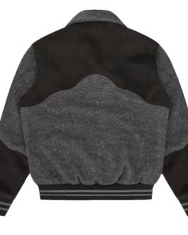 ICECREAM Western Gray Varsity Jacket