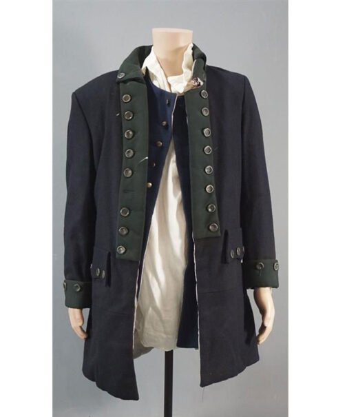Sleepy Hollow Tom Mison Black Wool Coat