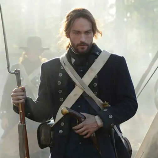 Sleepy Hollow Tom Mison Black Wool Coat - Image 11
