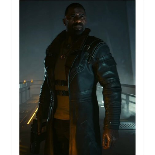 Idris Elba Cyberpunk 2077 Phantom Liberty Coat - Image 13