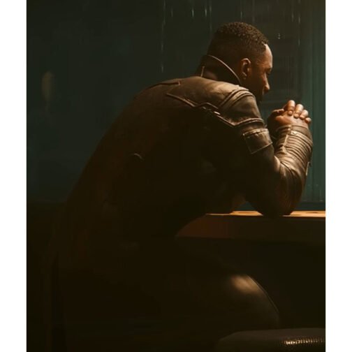 Idris Elba Cyberpunk 2077 Phantom Liberty Coat - Image 12