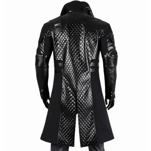 Idris Elba Cyberpunk 2077 Phantom Liberty Coat - Image 3
