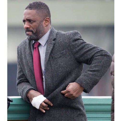 Idris Elba Luther Wool Coat - Image 20