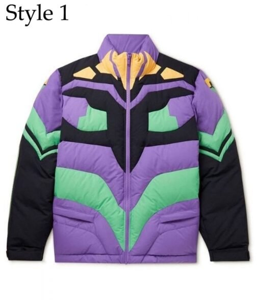 Evangelion Iffy Chris Brown Puffer Jacket