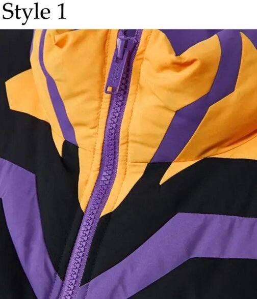 Evangelion Iffy Chris Brown Puffer Jacket - Image 13