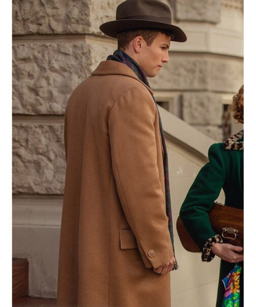 I’ll Find You Leo Suter Wool Brown Coat - Image 2
