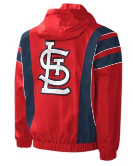 Impact St. Louis Cardinals Half-Zip Hoodie Jacket