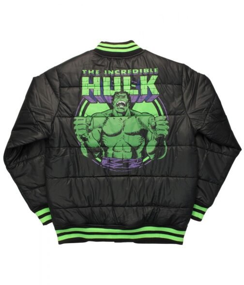 The Incredible Hulk Down Black Jacket - Image 2