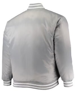 Indiana Hoosiers Gray Satin Jacket