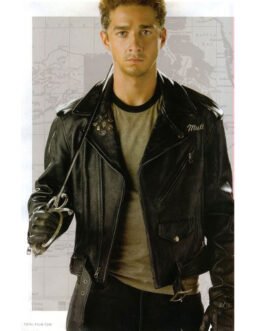 Indiana Jones 4 Shia Labeouf Motorcycle Leather Jacket