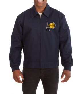 Indiana Pacers Workwear Blue Cotton Jacket