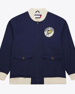 Indiana Pacers Navy Cotton Twill Jacket