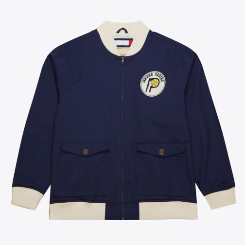Indiana Pacers Navy Cotton Twill Jacket