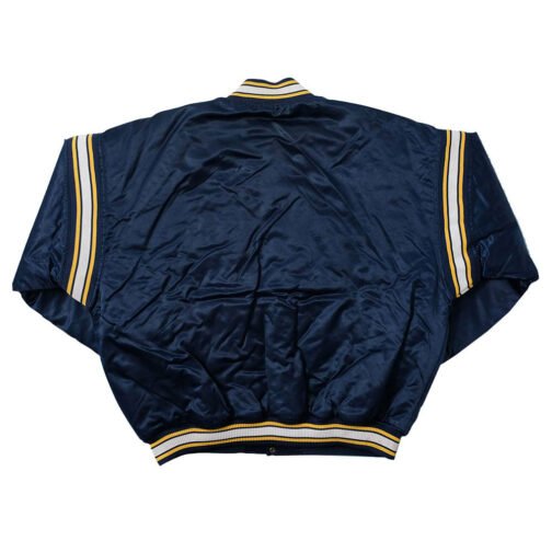 Indiana Pacers Navy Varsity Satin Jacket - Image 2