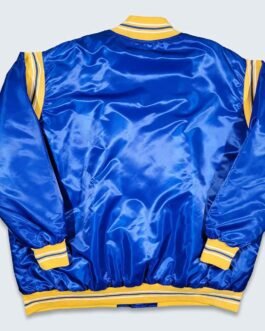 Indiana Pacers Teddy Royal Varsity Satin Jacket