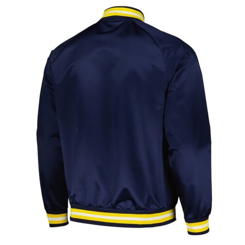Indiana Pacers Throwback Wordmark Navy Jacket - Image 2