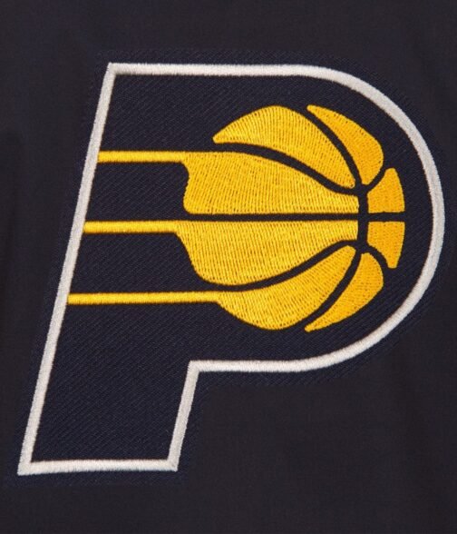 Indiana Pacers Workwear Blue Cotton Jacket - Image 2